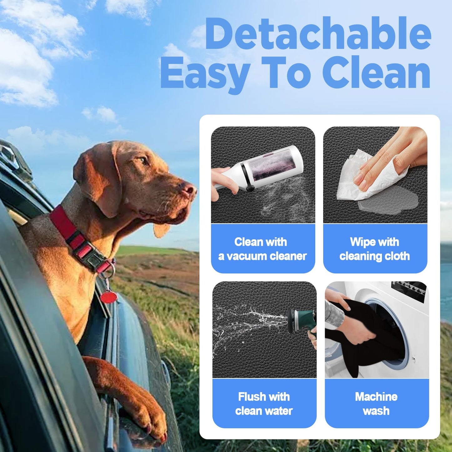 Myjaqi Back Seat Extender & amp; Cover – 2025-Grade Waterproof Dog Seat Protection