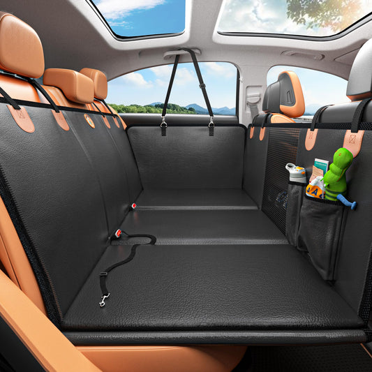 Myjaqi Back Seat Extender & amp; Cover – 2025-Grade Waterproof Dog Seat Protection
